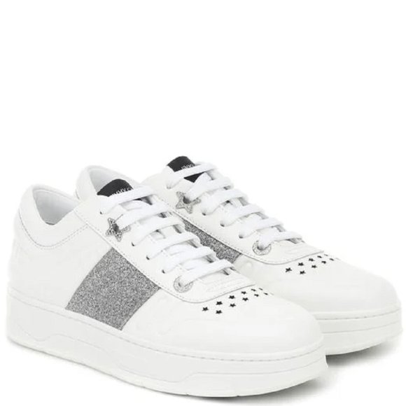 Jimmy Choo™  Hawaii lace-up sneakers - Picture 10 of 16